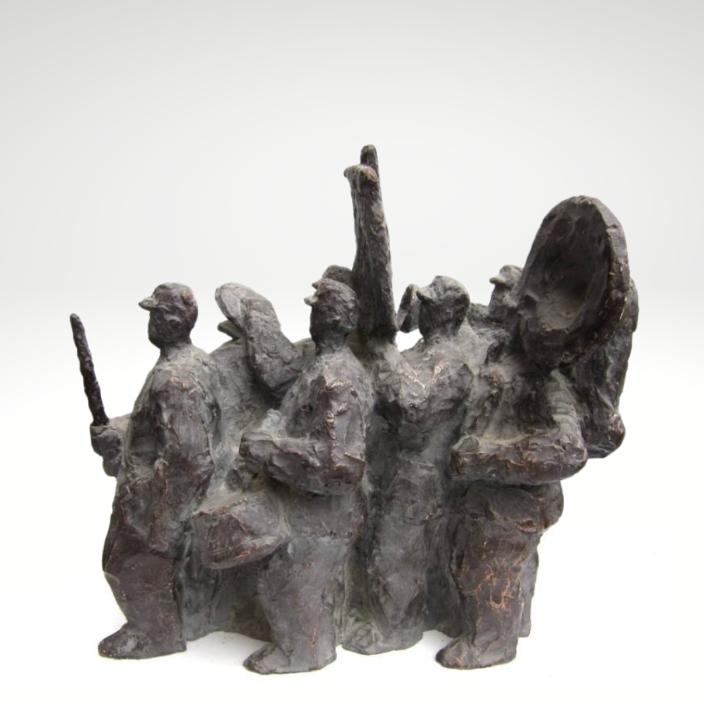 Fanfare I - Gerard Brouwer bronzen beelden