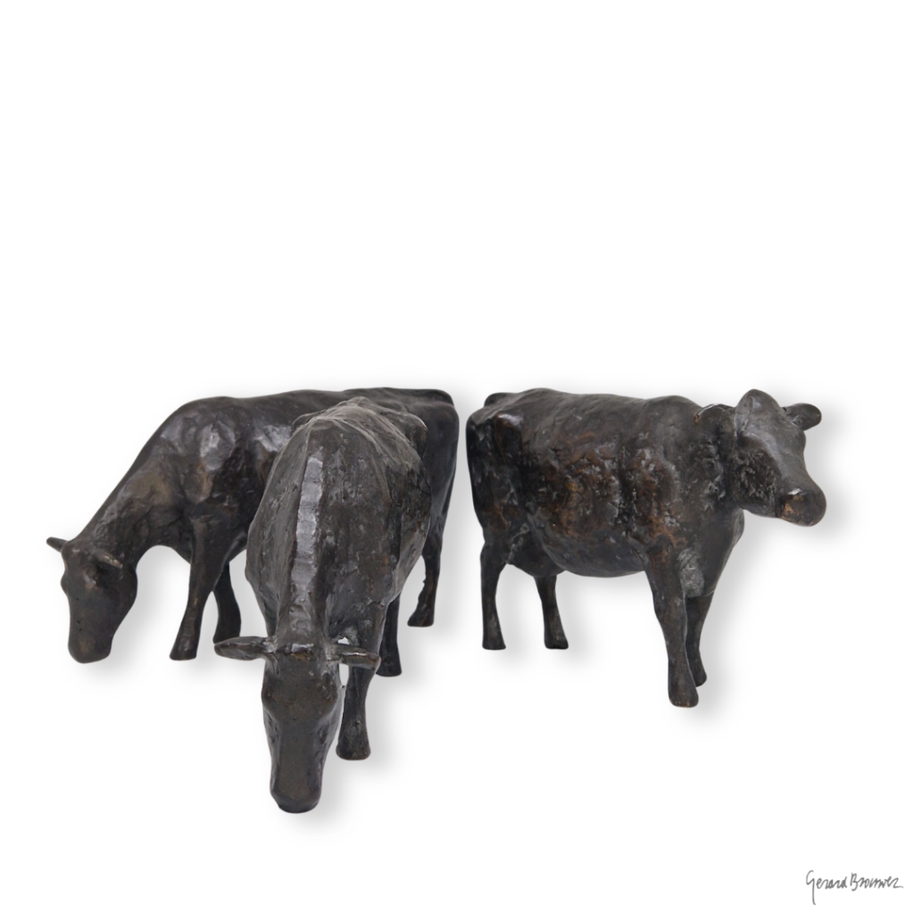 Gerard Brouwer - Bronzen Beelden - Koeien